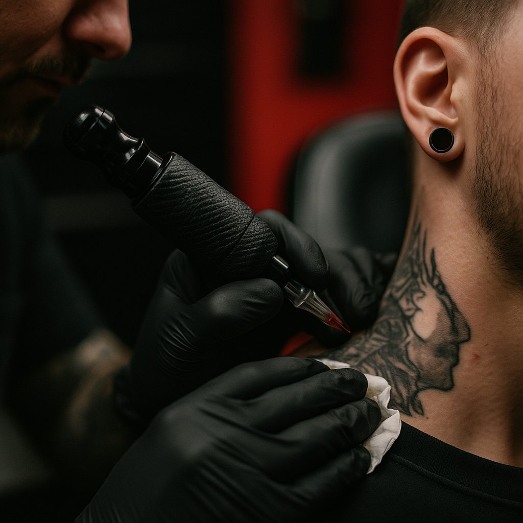 Neck / Face Tattoo